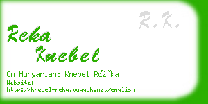 reka knebel business card